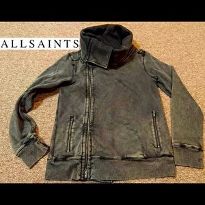 AllSaints Spitalfields Extended Funnel Sweatshirt